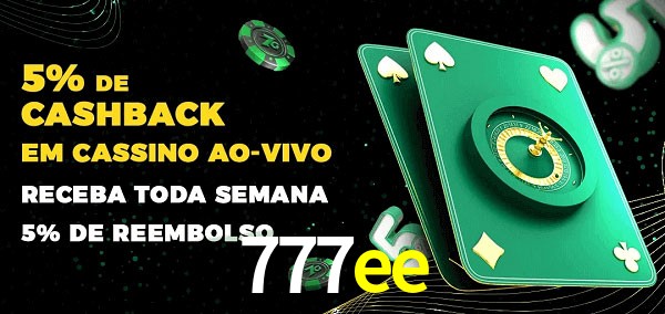 Promoções do cassino ao Vivo 777ee